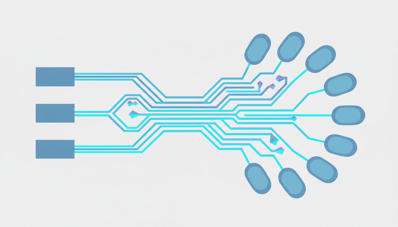 Diagram showing how a single prompt branches into multiple possible outputs through the sampling process