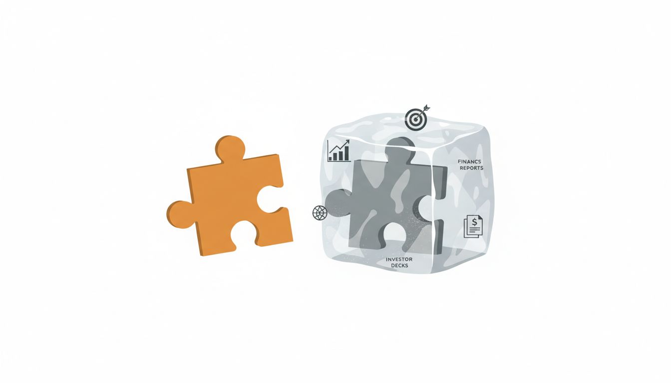 Diagram illustrating organizational incompatibility between a startup's business model and an incumbent's frozen internal structures