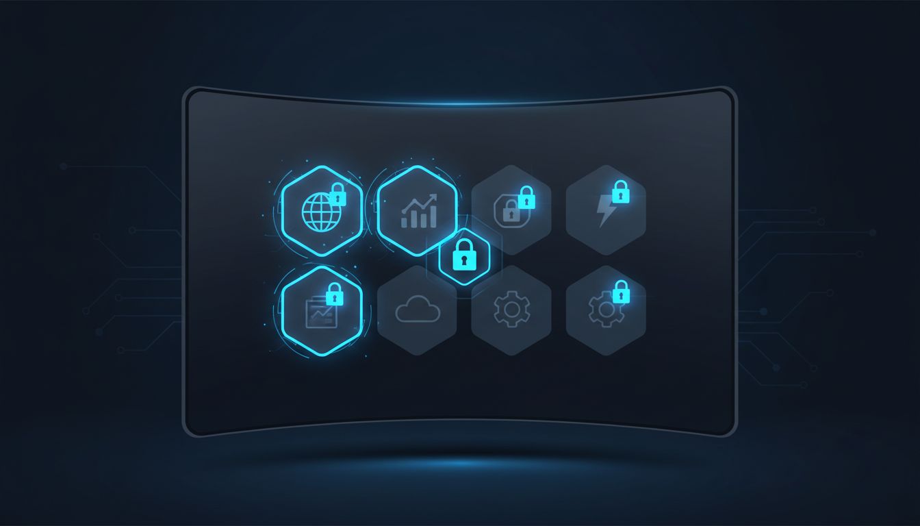 Product interface showing active and intentionally locked features side by side