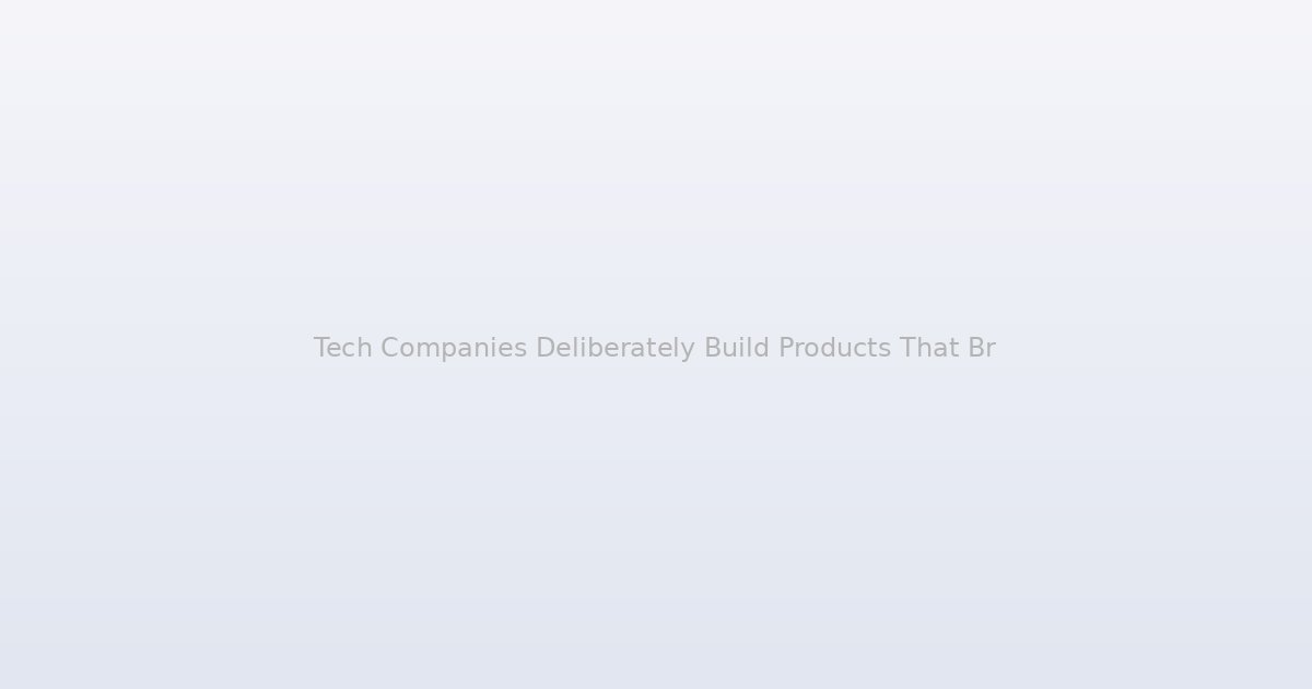 Tech Companies Deliberately Build Products That Break After Two Years and the Math Behind It Is Unsettling