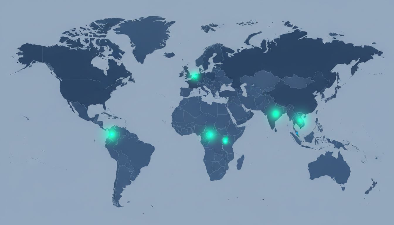 World map showing concentration of booked corporate profits in low-tax jurisdictions relative to country size