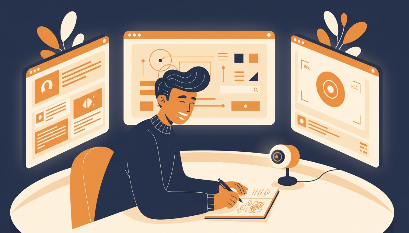 Early adopter user creating content and reviews about beta software