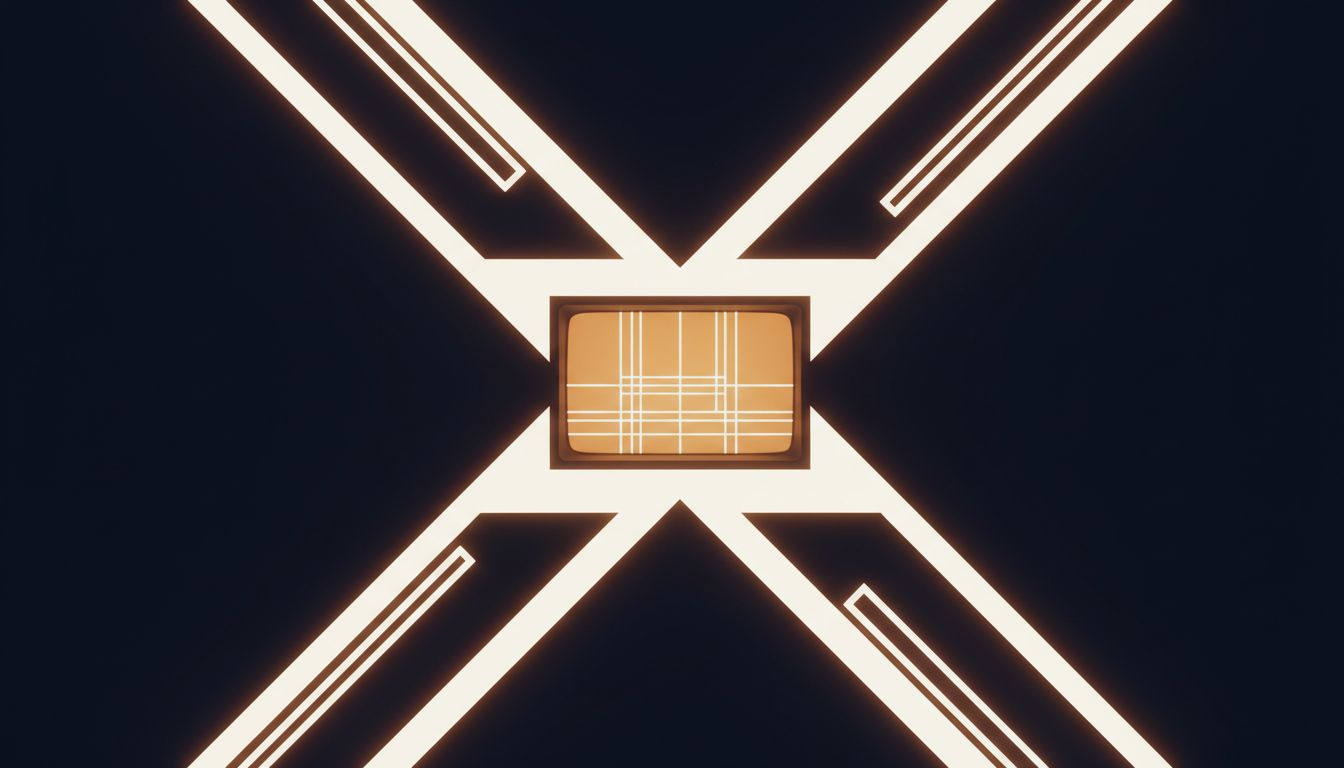 A glowing screen with a power-off symbol, representing the deliberate choice to disconnect