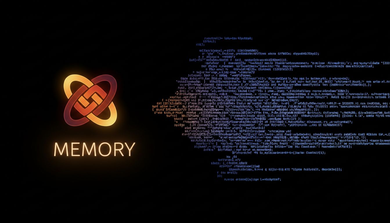 Abstract illustration contrasting memorable patterns with random secure characters