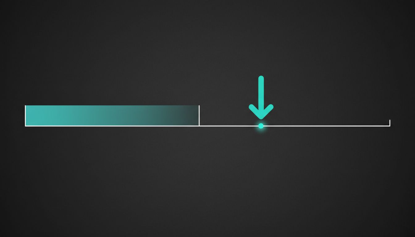 Diagram showing a time interval with uncertainty bounds, and a commit event placed after the interval resolves