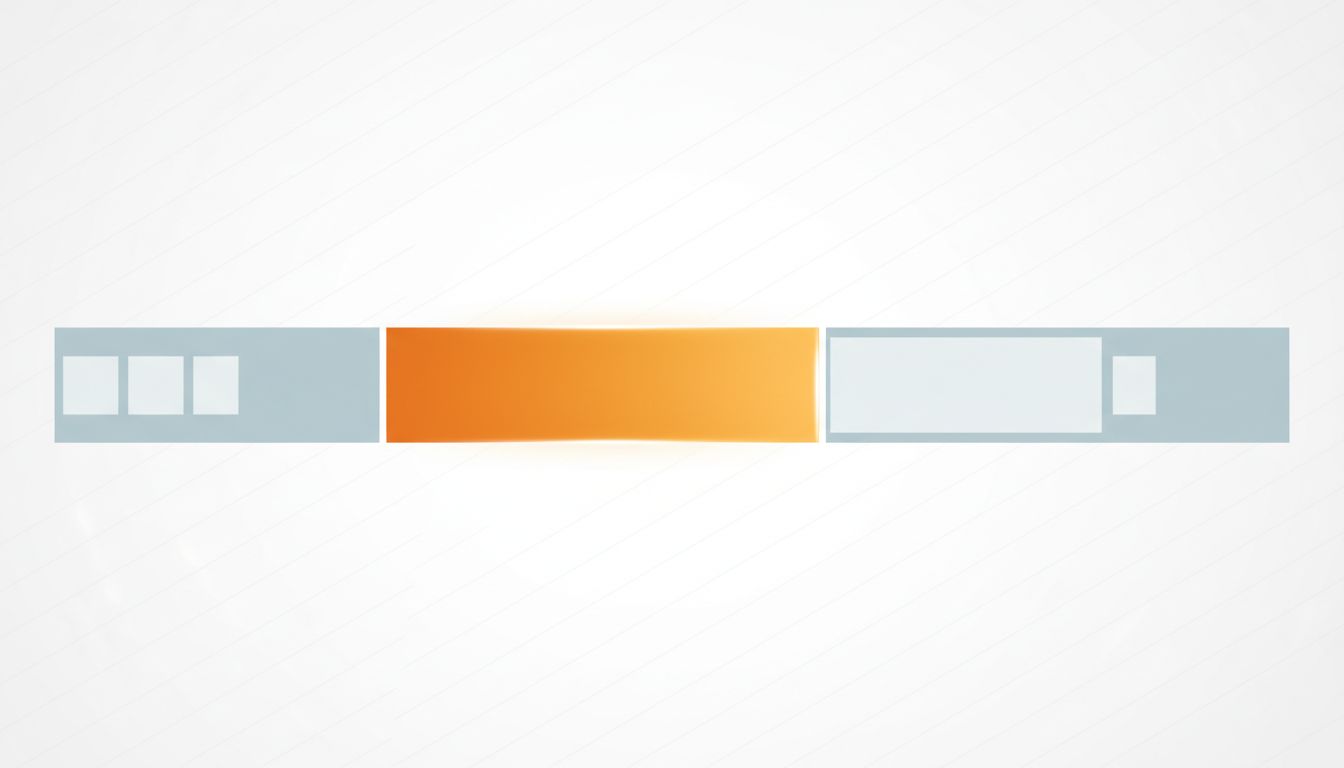 Abstract diagram showing a protected focus window in a structured workday timeline