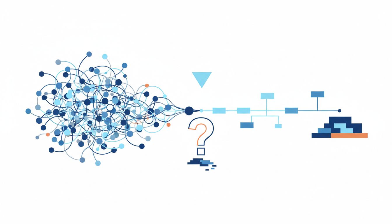 Diagram comparing two product development paths: feature-request-driven versus risk-first sequencing
