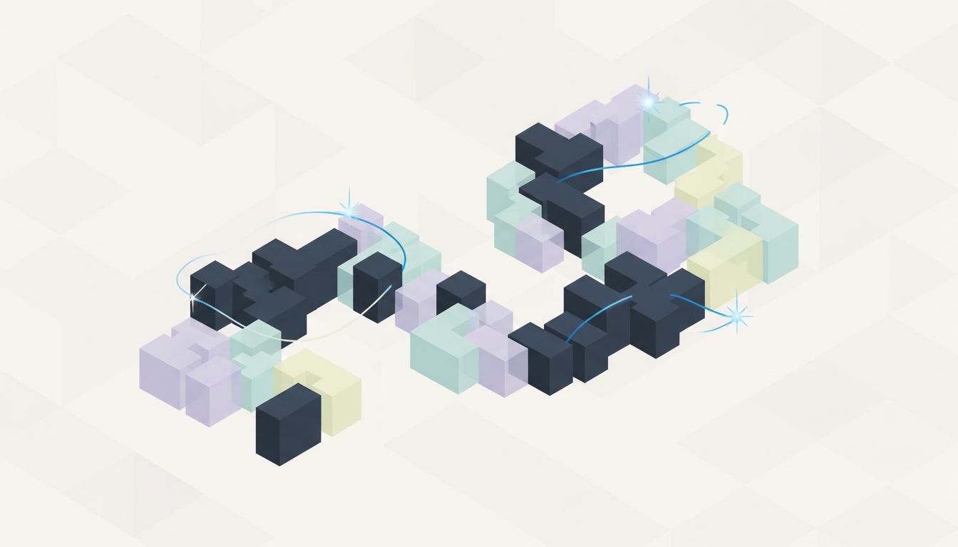 Diagram showing alternating focused and rest time blocks with connective lines suggesting that rest periods contribute to insight
