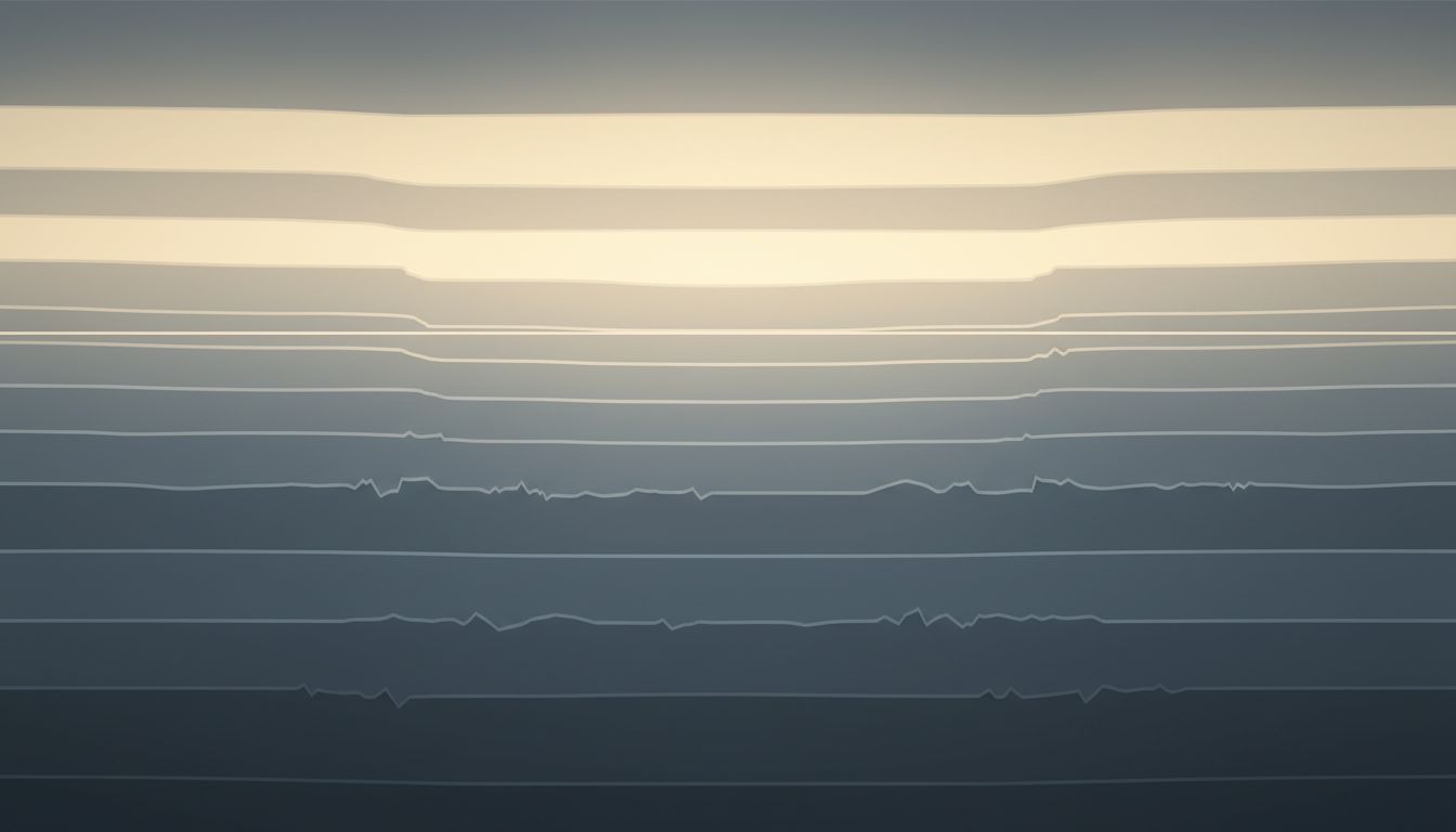 Abstract cross-section diagram illustrating how cost structure creates a ceiling on growth investment
