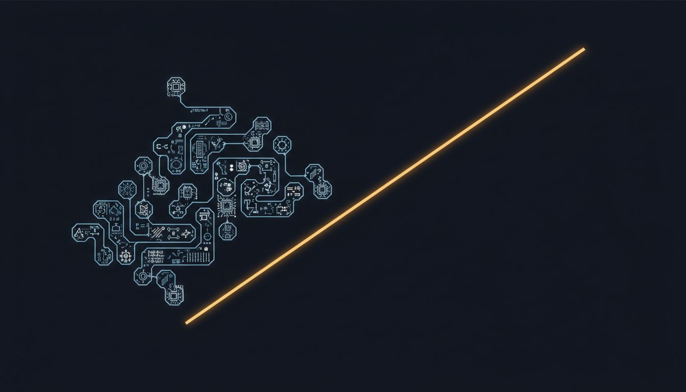 A flowchart diagram where one path bypasses all computation nodes and exits directly