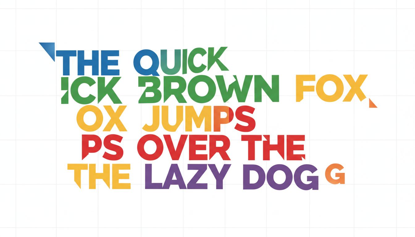 Abstract illustration showing text broken into uneven token chunks that don't align with word boundaries