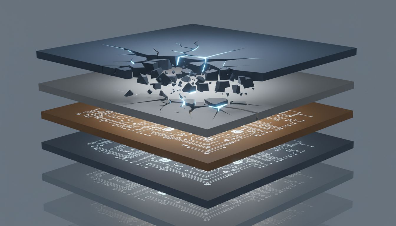 Layered diagram showing how a system degrades gracefully when upper layers fail