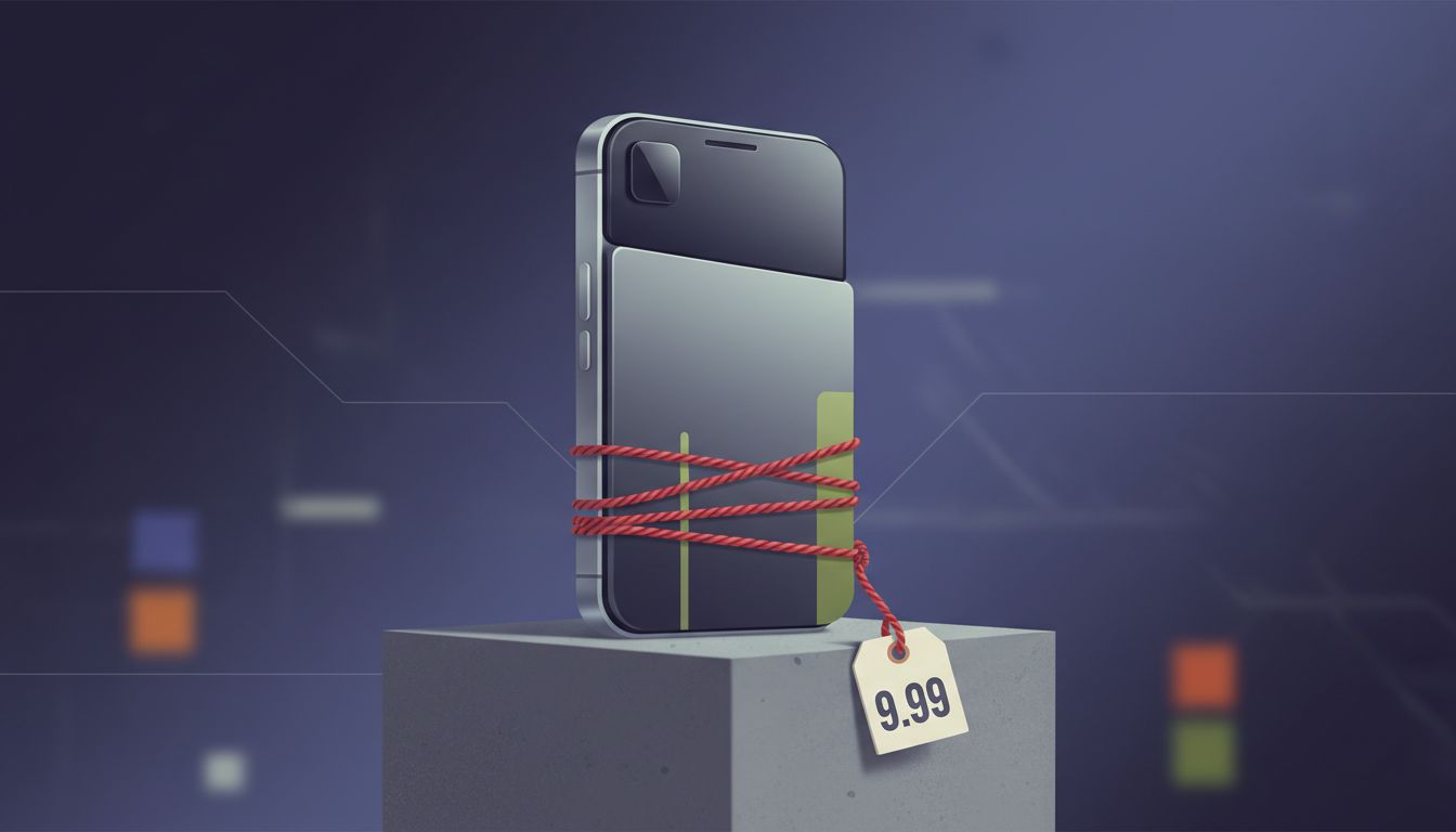 A low price tag wrapped around a product like a trap