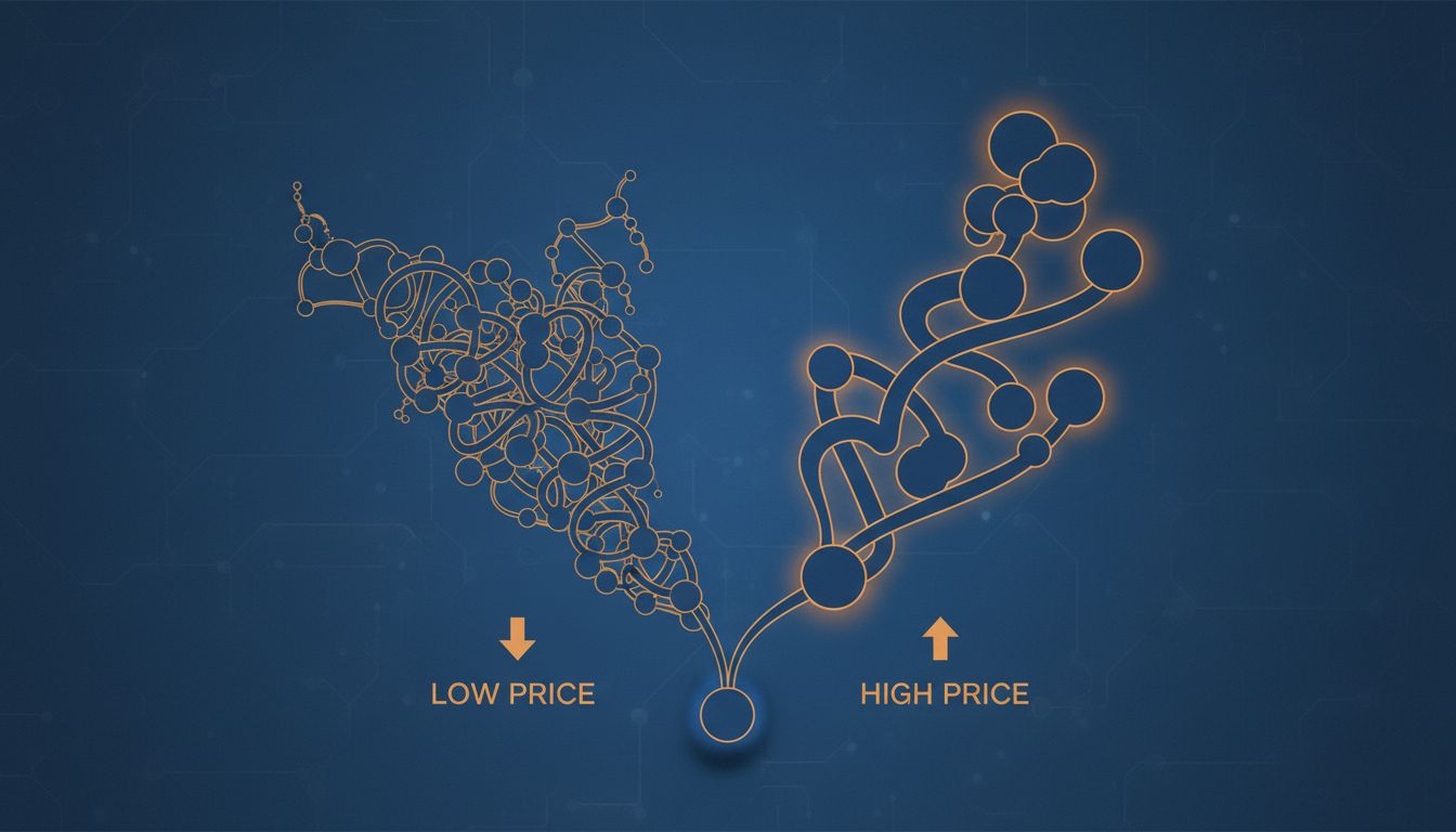 Diagram showing how low pricing creates compounding structural constraints over time
