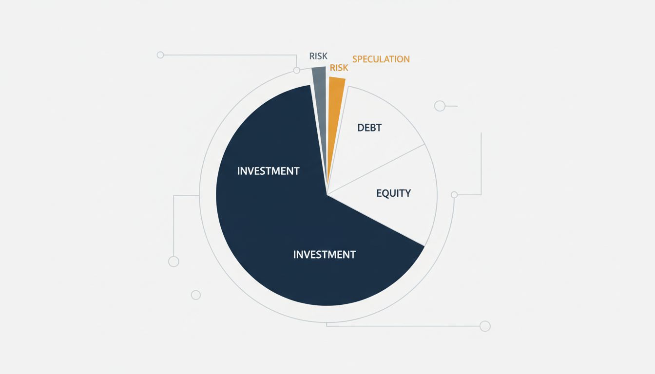 Abstract illustration of equity dilution as progressively thinner pie chart slices