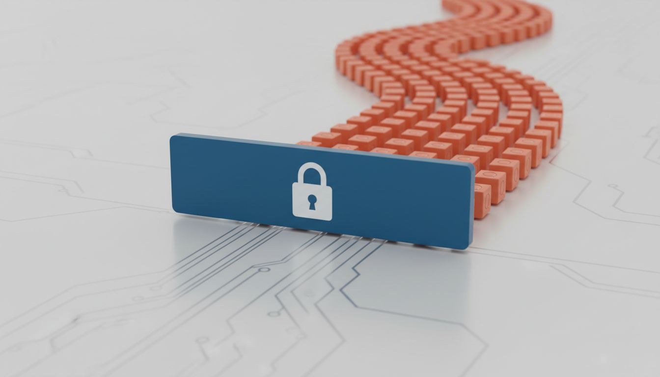 Diagram showing how an ALTER TABLE lock causes a growing queue of blocked database queries