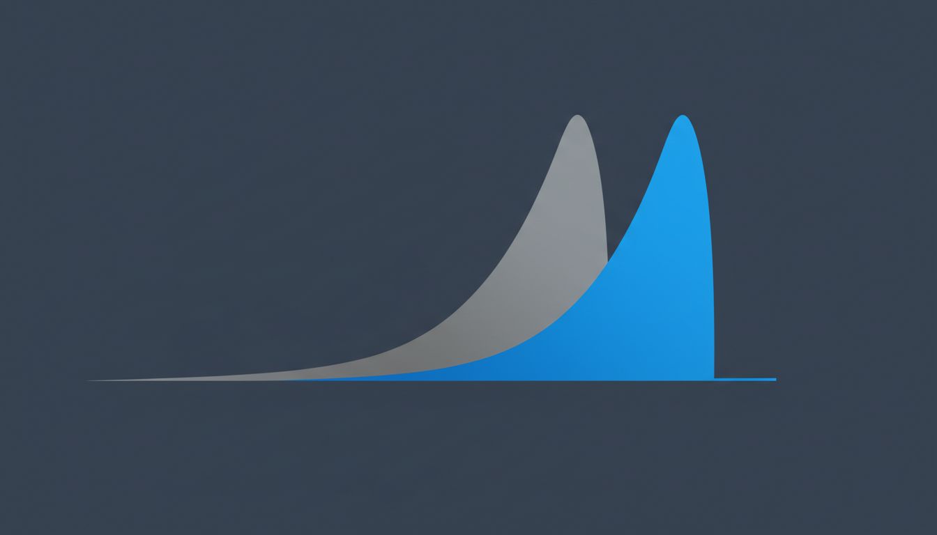 Diagram comparing market adoption curves for first and second movers