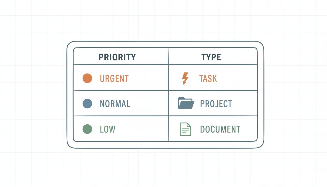 Simplified diagram of a team communication contract with response time tiers