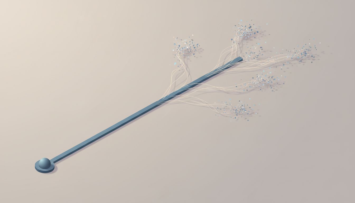 Timeline diagram showing a precise start point dissolving into multiple ambiguous endpoints