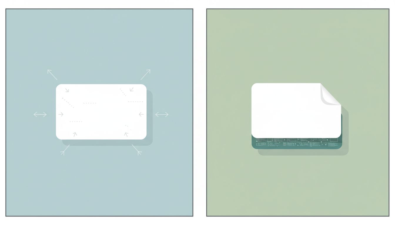Diagram contrasting a shallow note that contains only conclusions versus a structured note that includes one layer of reasoning below the surface