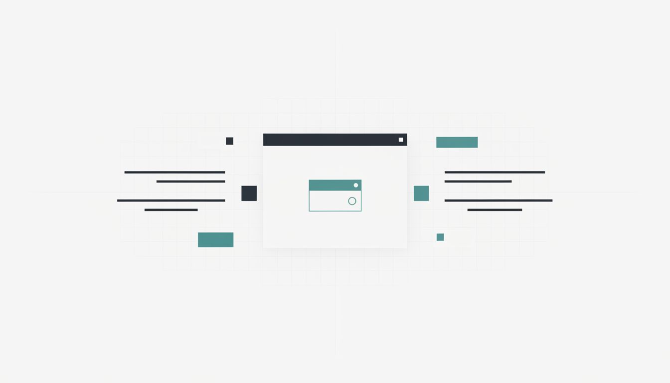 Abstract illustration of a software feature being carefully removed, leaving clean space behind