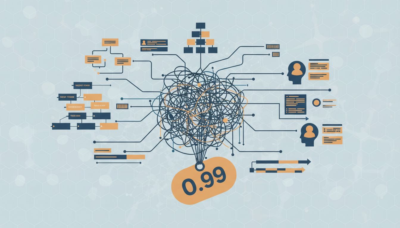 A low price tag at the center of a web of interconnected company systems pulling it in all directions
