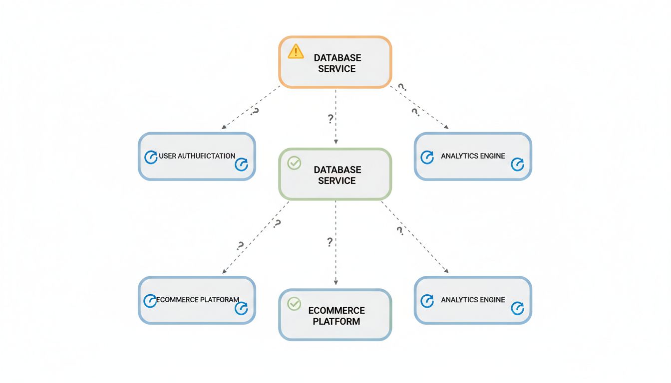 Diagram showing how downstream dependencies can break when an upstream bug they relied on is fixed