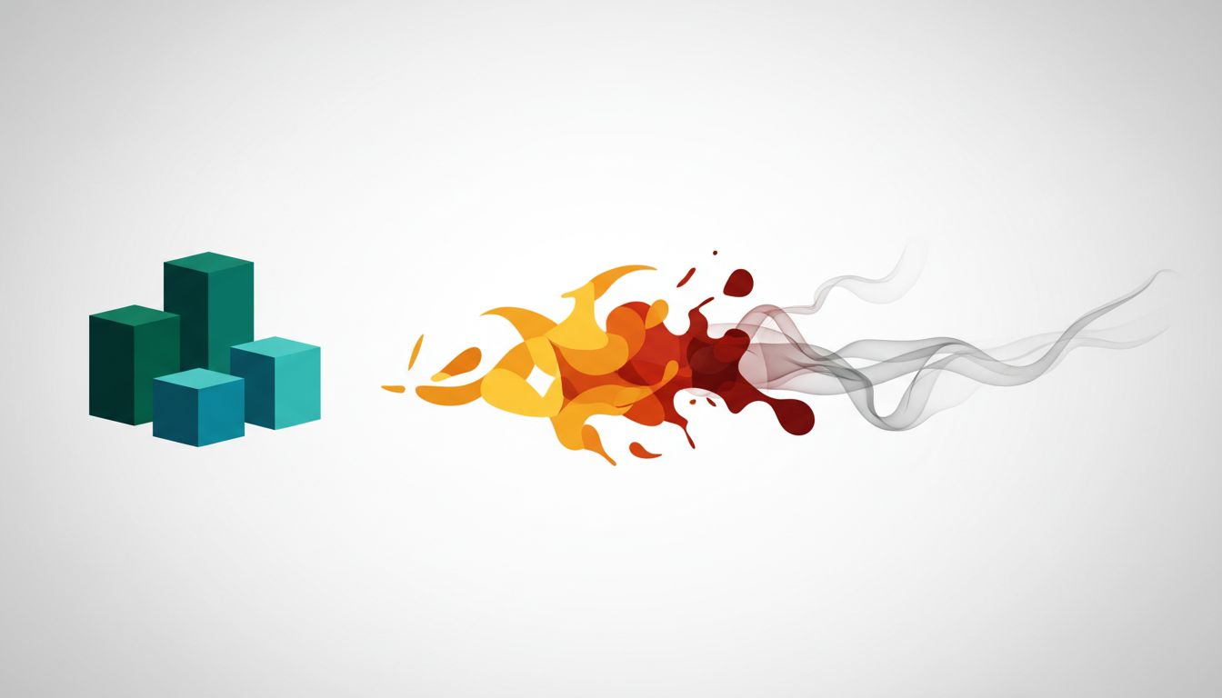 Visual spectrum showing high-reliability LLM tasks on the left transitioning to low-reliability tasks on the right
