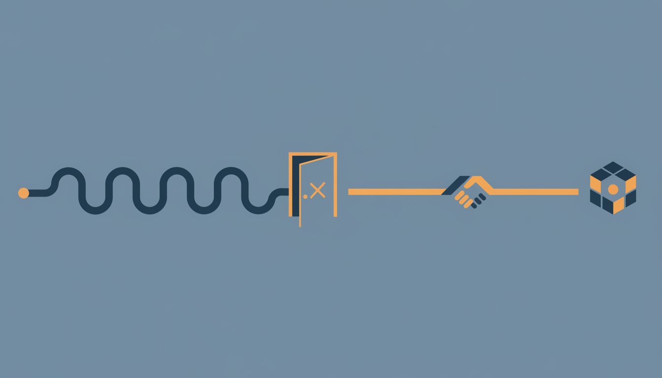 Two contrasting timelines illustrating build-then-sell versus sell-then-build product development approaches