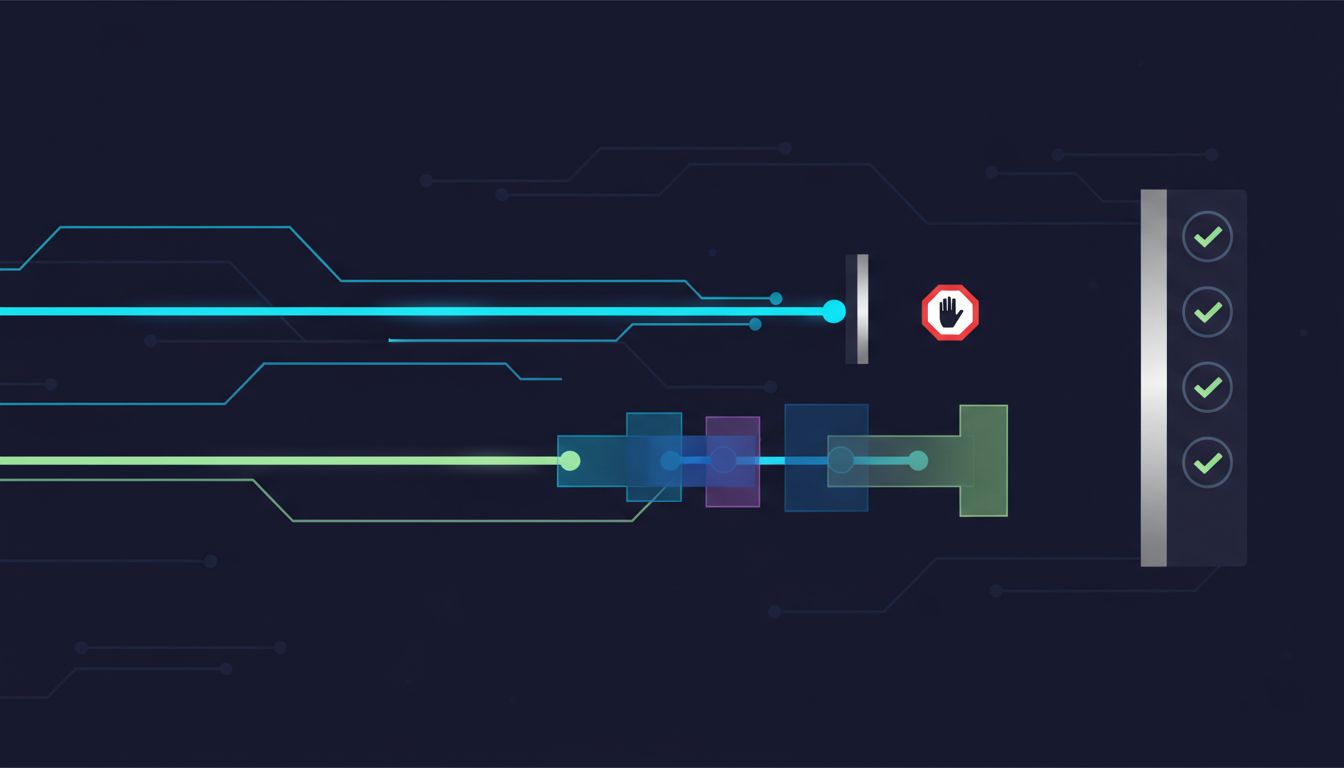 Diagram illustrating fail-stop versus fail-silent data corruption, where one path halts cleanly and another continues while silently producing wrong results
