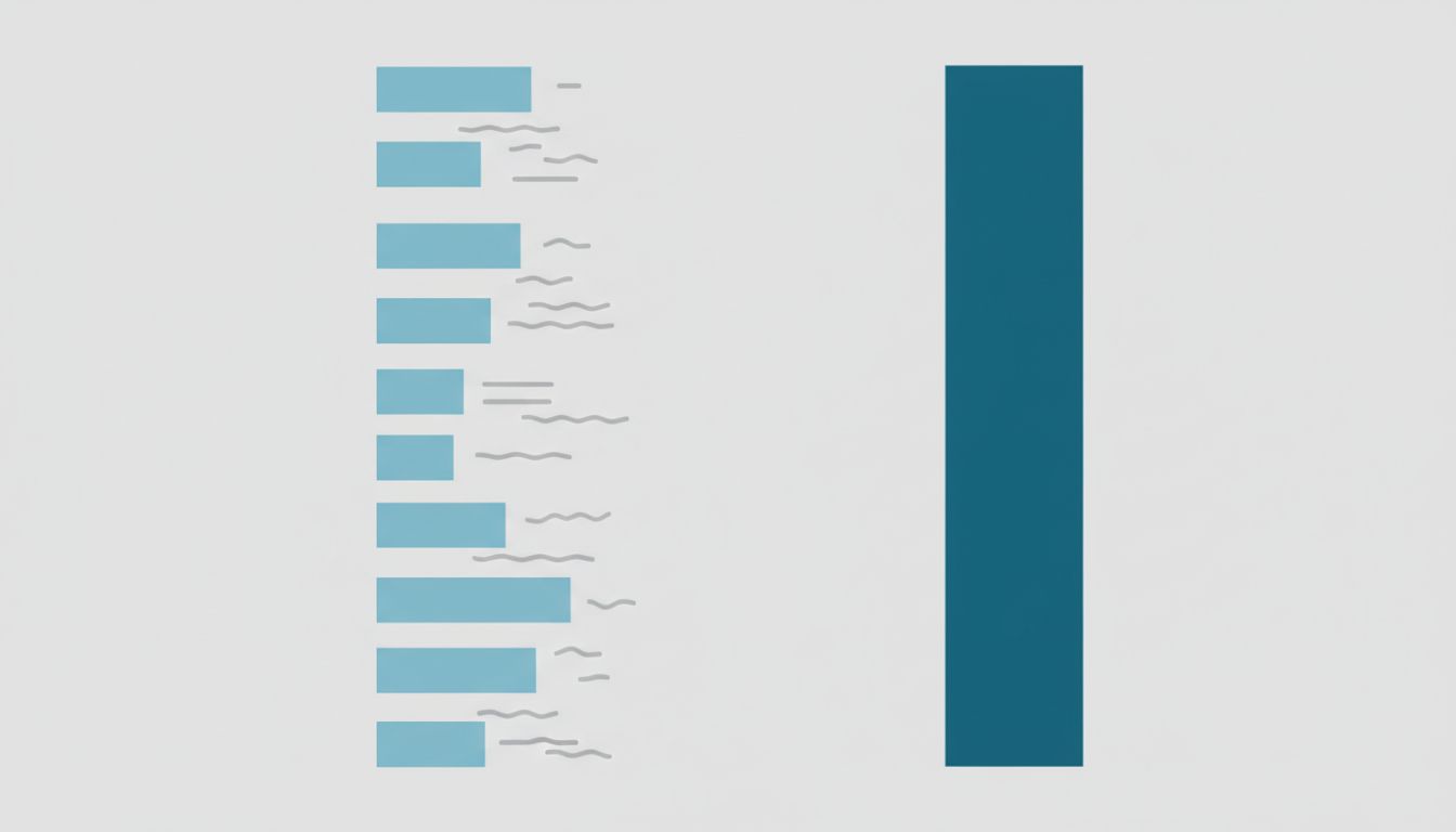 Diagram comparing a fragmented meeting-heavy day to a protected calendar with deep work blocks
