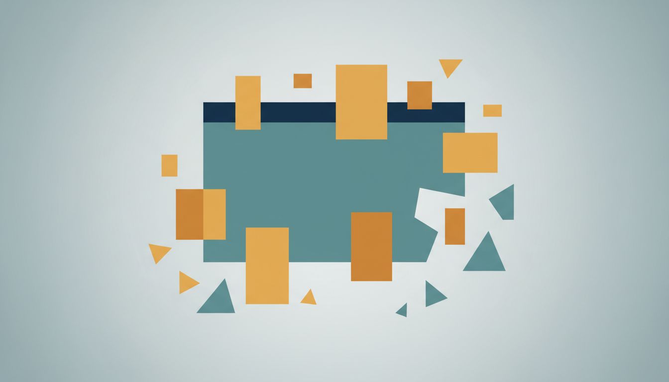 A calendar grid showing meeting blocks breaking up productive work time into fragmented, disconnected pieces