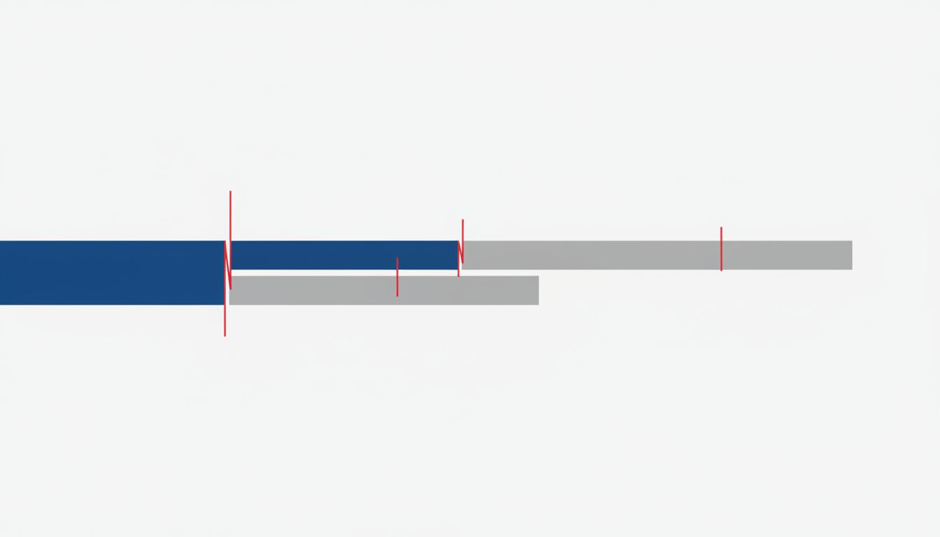 Timeline diagram showing how attentional recovery periods grow longer as interruptions accumulate throughout a workday