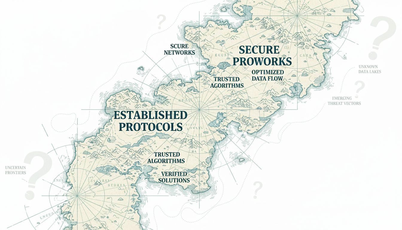 A detailed nautical map that ends abruptly at the edges, leaving large blank regions unmapped